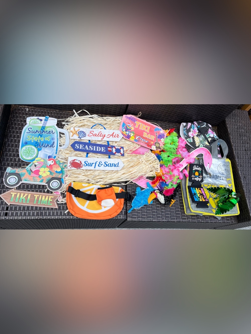 Beach Summer Tiki Bar Party Decorations Bundle